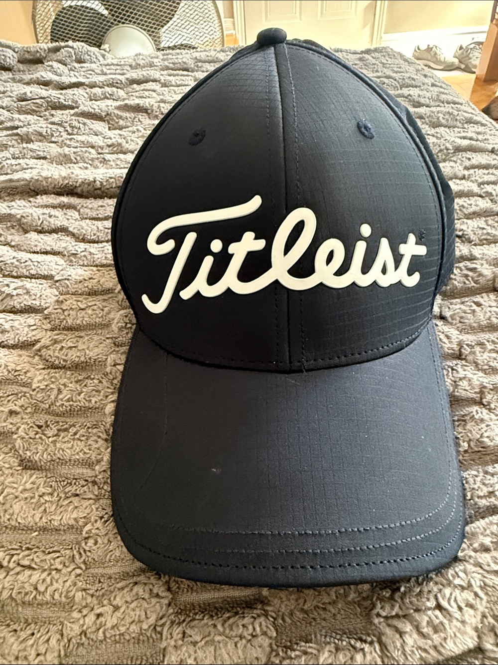 Titleist Navy Hat with White Script Logo